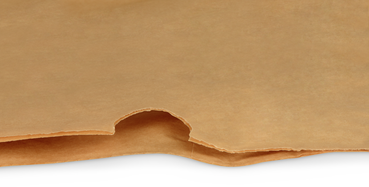 en papier kraft brun particulièrement résistant à 2 couches