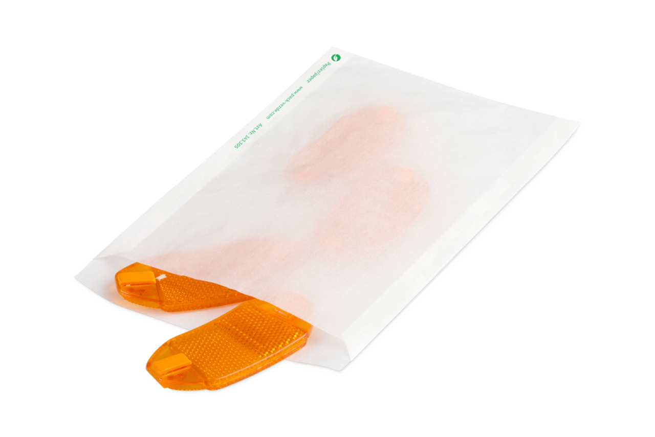 Sachet plat en papier cristal