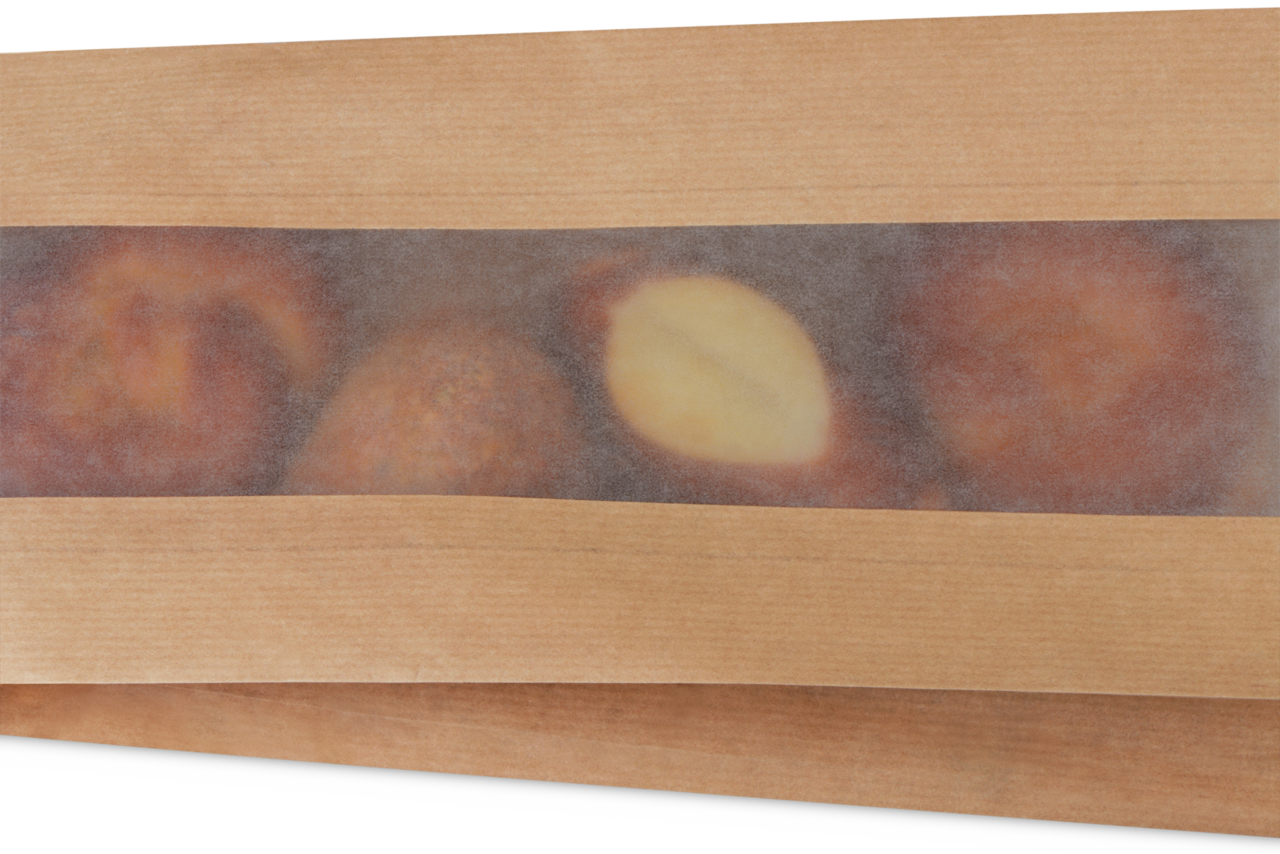 Bandes de vision en papier pergamine semi-transparent – le contenu est facilement reconnaissable