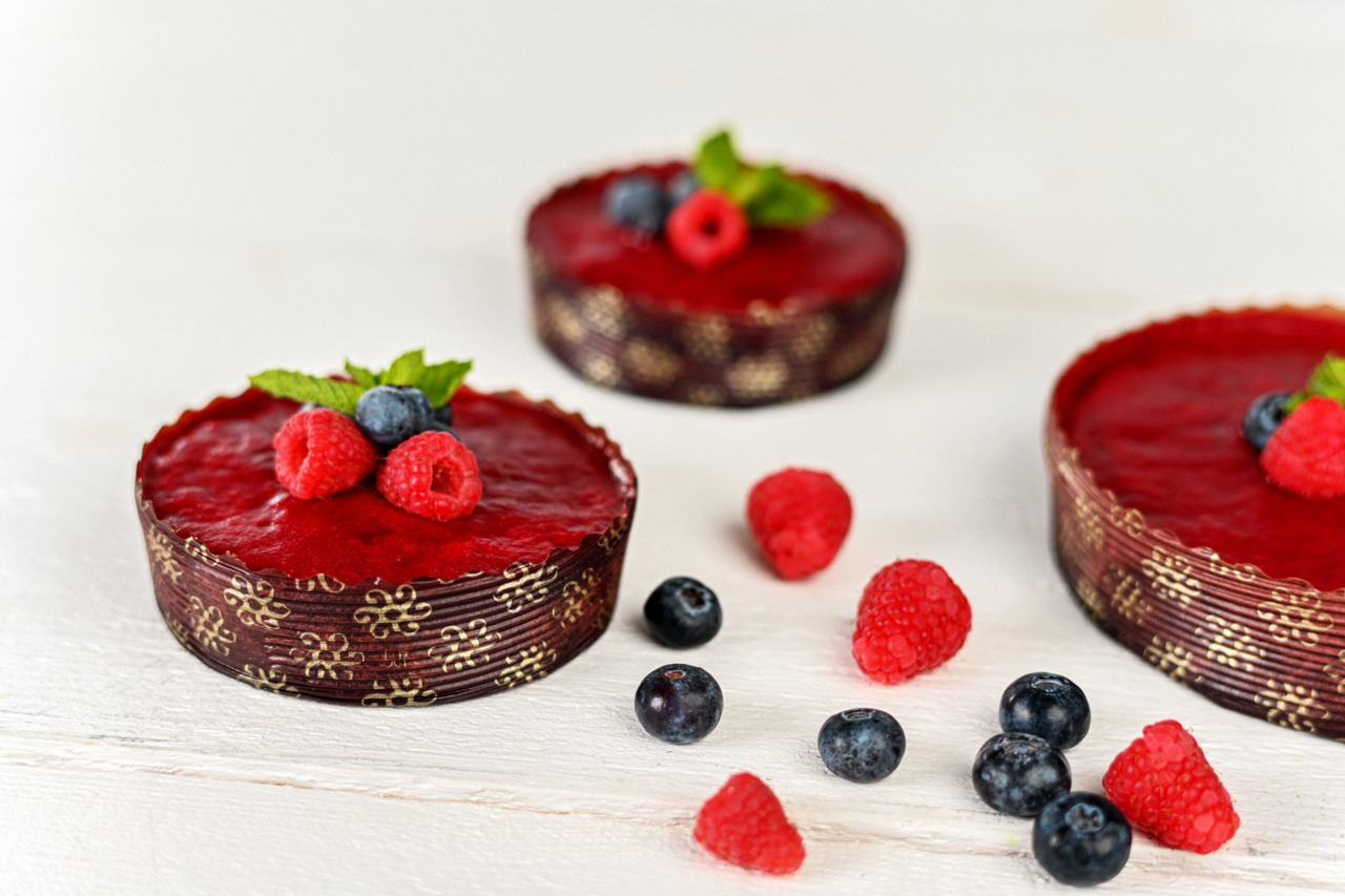 Moule à gâteau jetable rond avec décor
