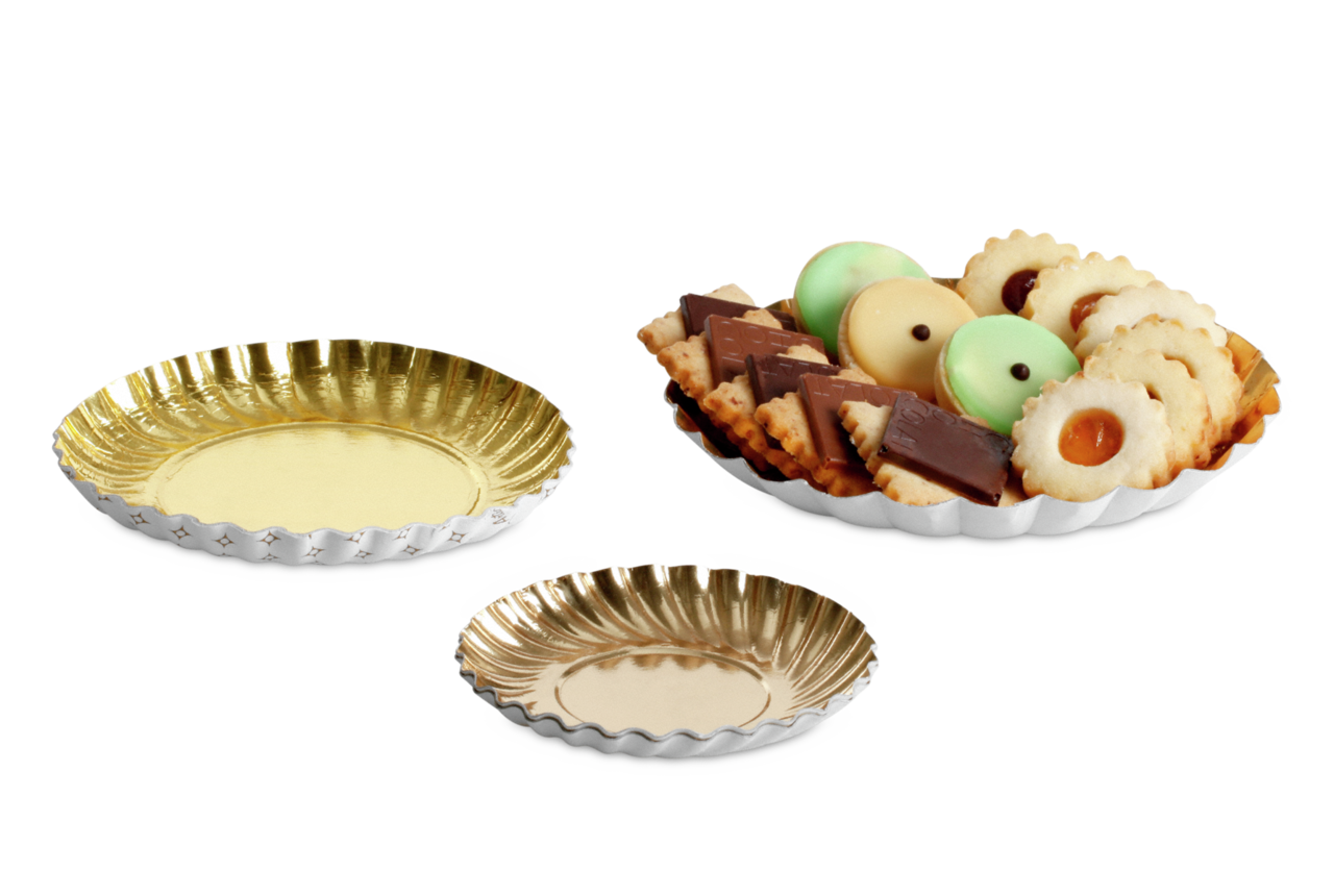 Assiette à pâtisserie ronde