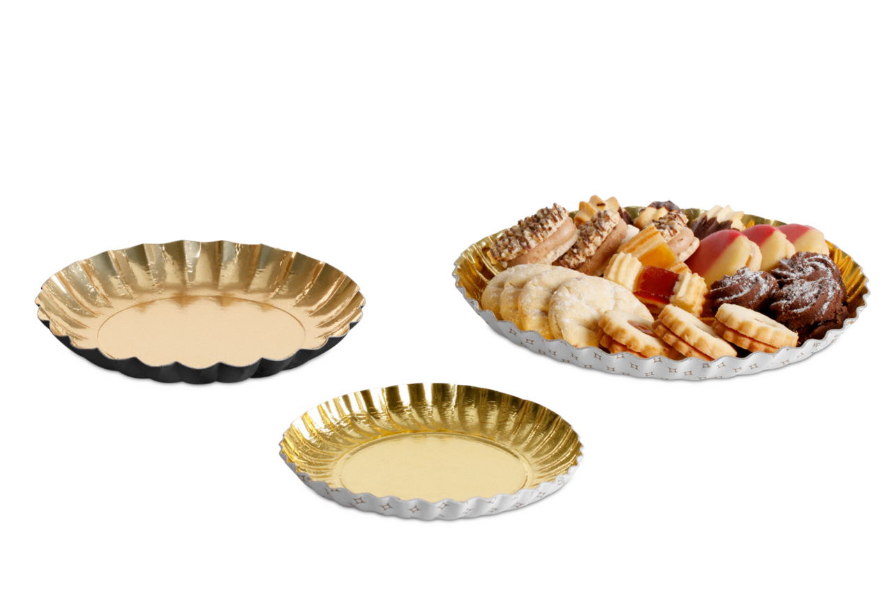 Assiette à pâtisserie ronde