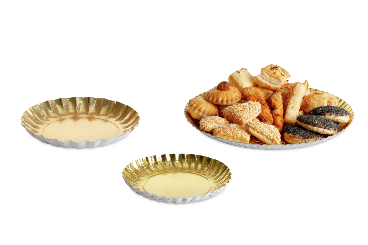 Assiette à pâtisserie ronde