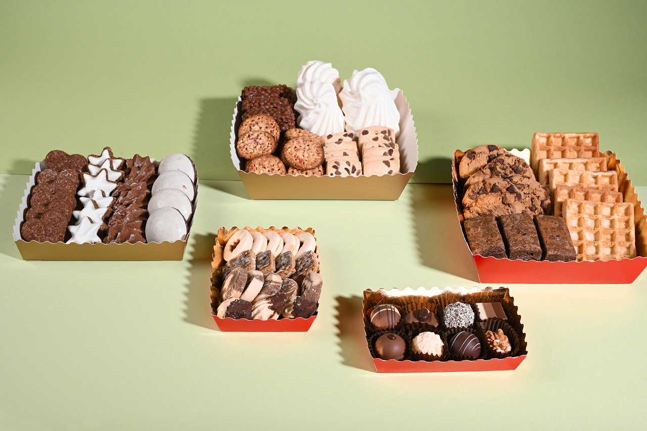 Petits fours boîte conique, ondulé