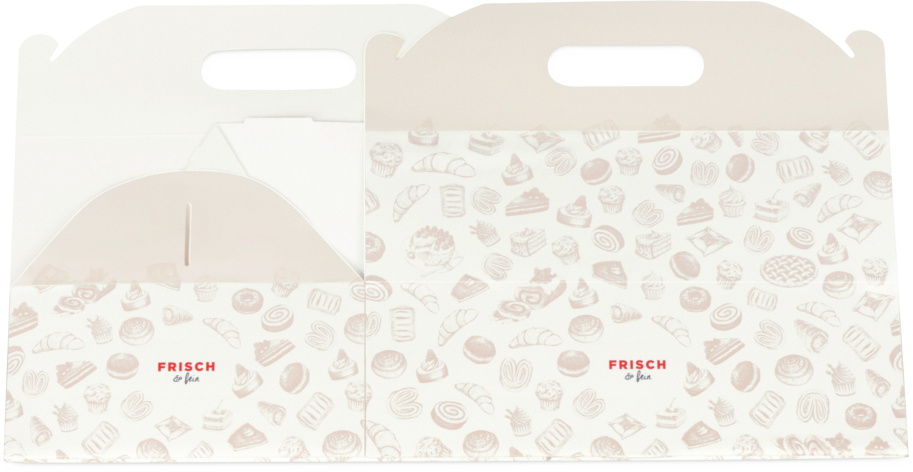 Boîte de transport pour patissiere «FRISCH & fein»
