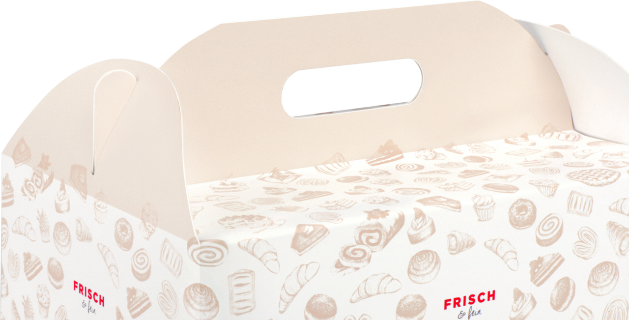 Boîte de transport pour patissiere «FRISCH & fein»