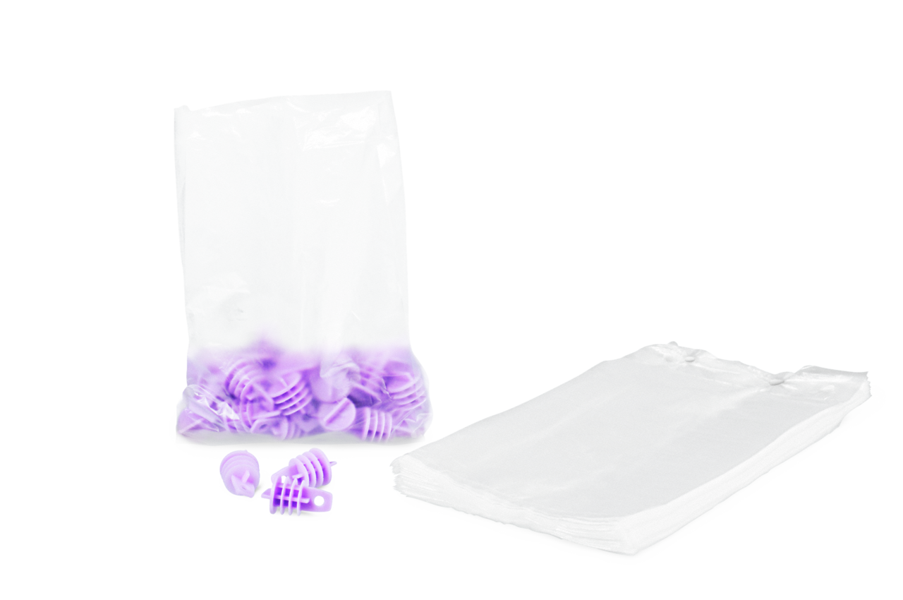 Sachet à soufflets en HDPE liassé