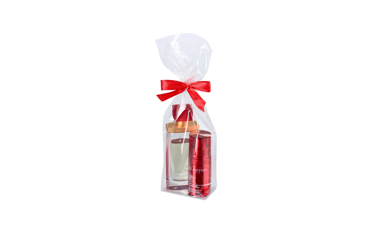 OPP-Sachet à fond croisé, 120 × 275 mm, 35 µm, avec fond argenté en PP