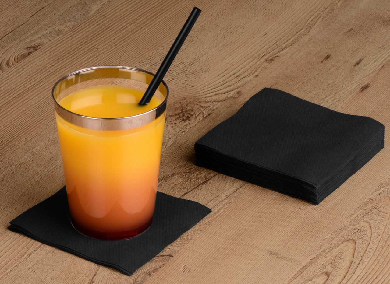 Duni Bio-Dunisoft® Serviette cocktail 20 × 20 cm
