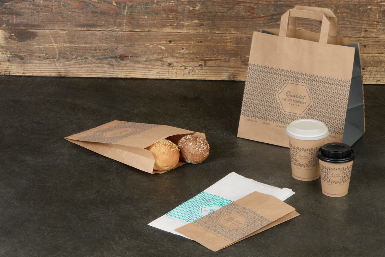 CONSEIL :  Vous trouverez d'autres articles au design « Plaisir » tels que des sacs à emporter ou des sachets en papier pliés sur rausch-packaging.ch
