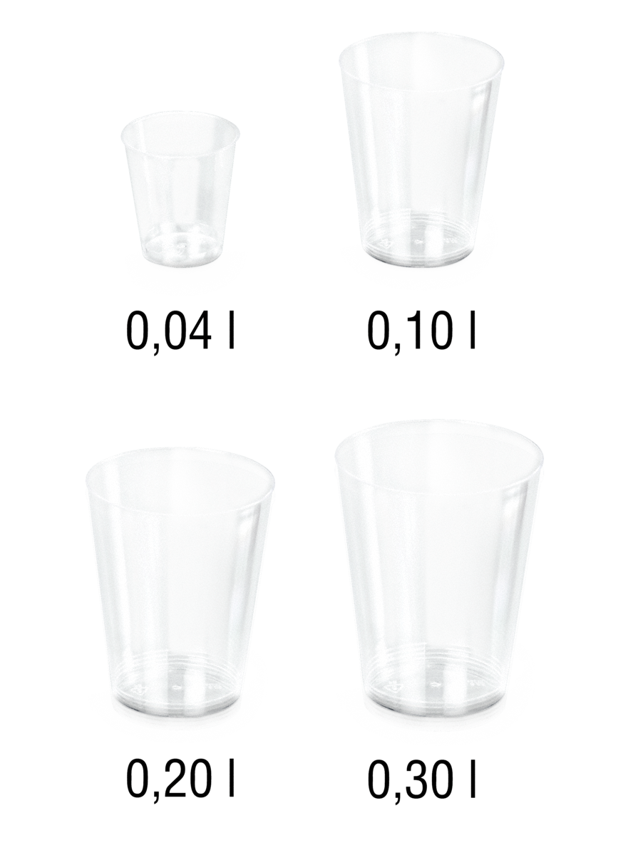 Verre en PS