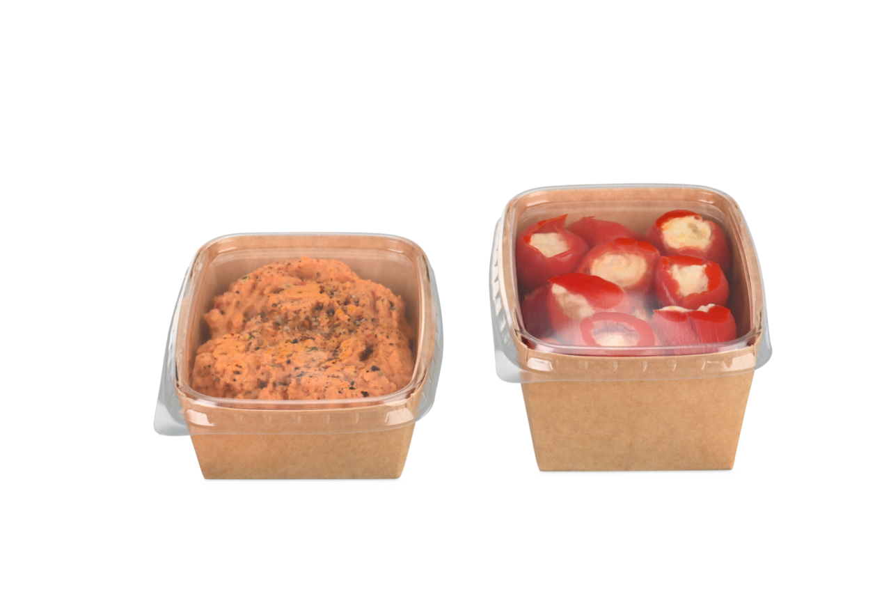 Couvercle transparent en PP – pour voir clairement le contenu 