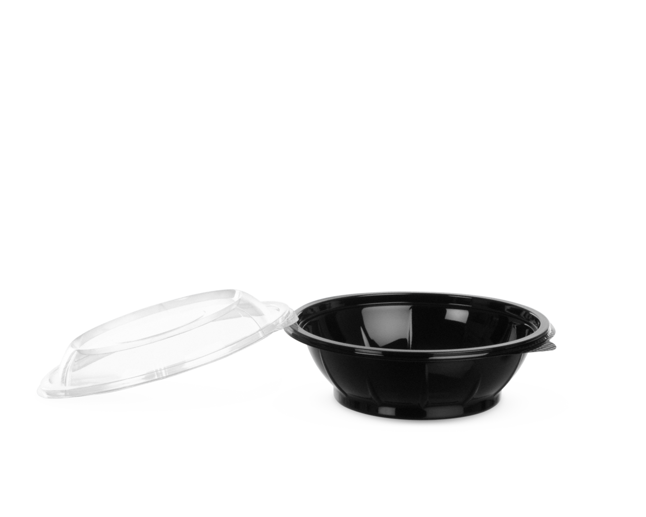 Saladier en rPET LIGHT rond & couvercle