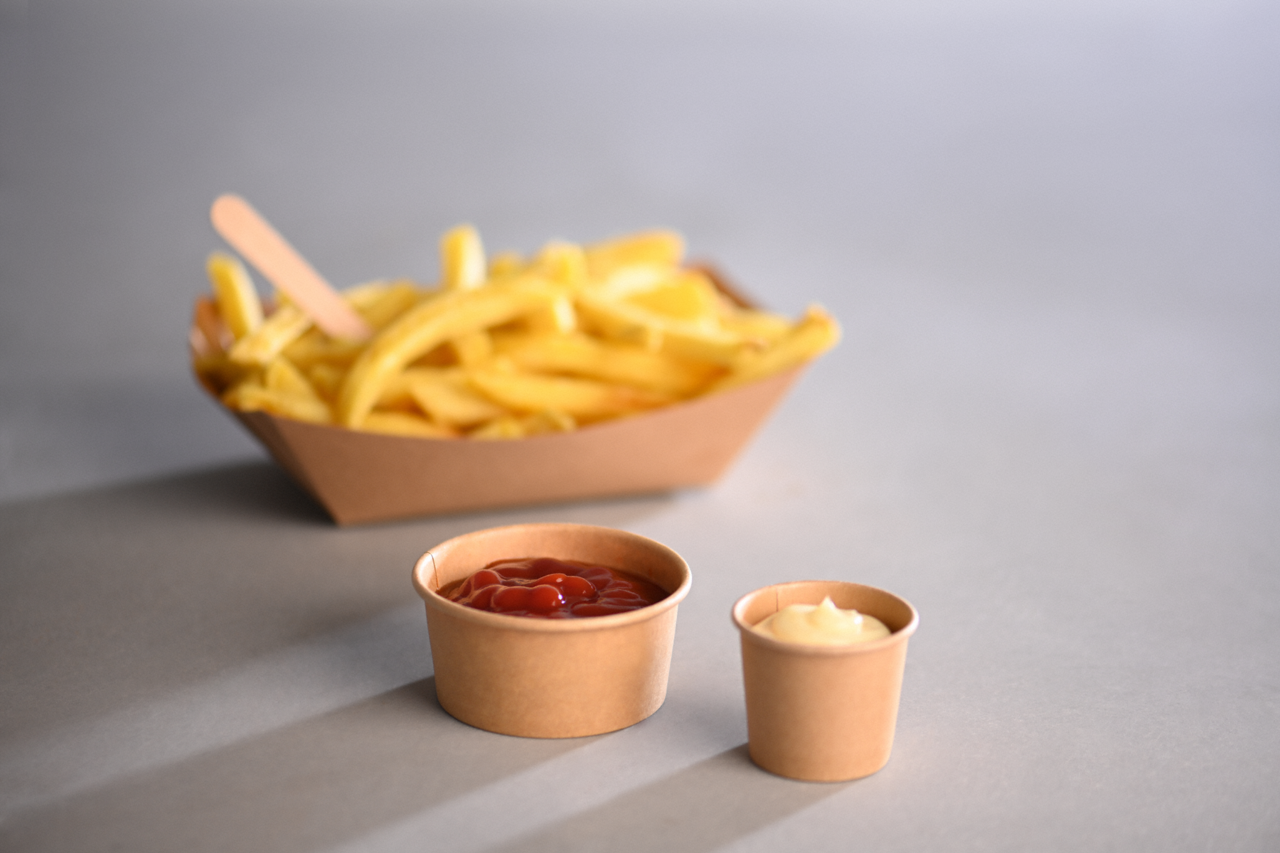 Pot à sauce en carton