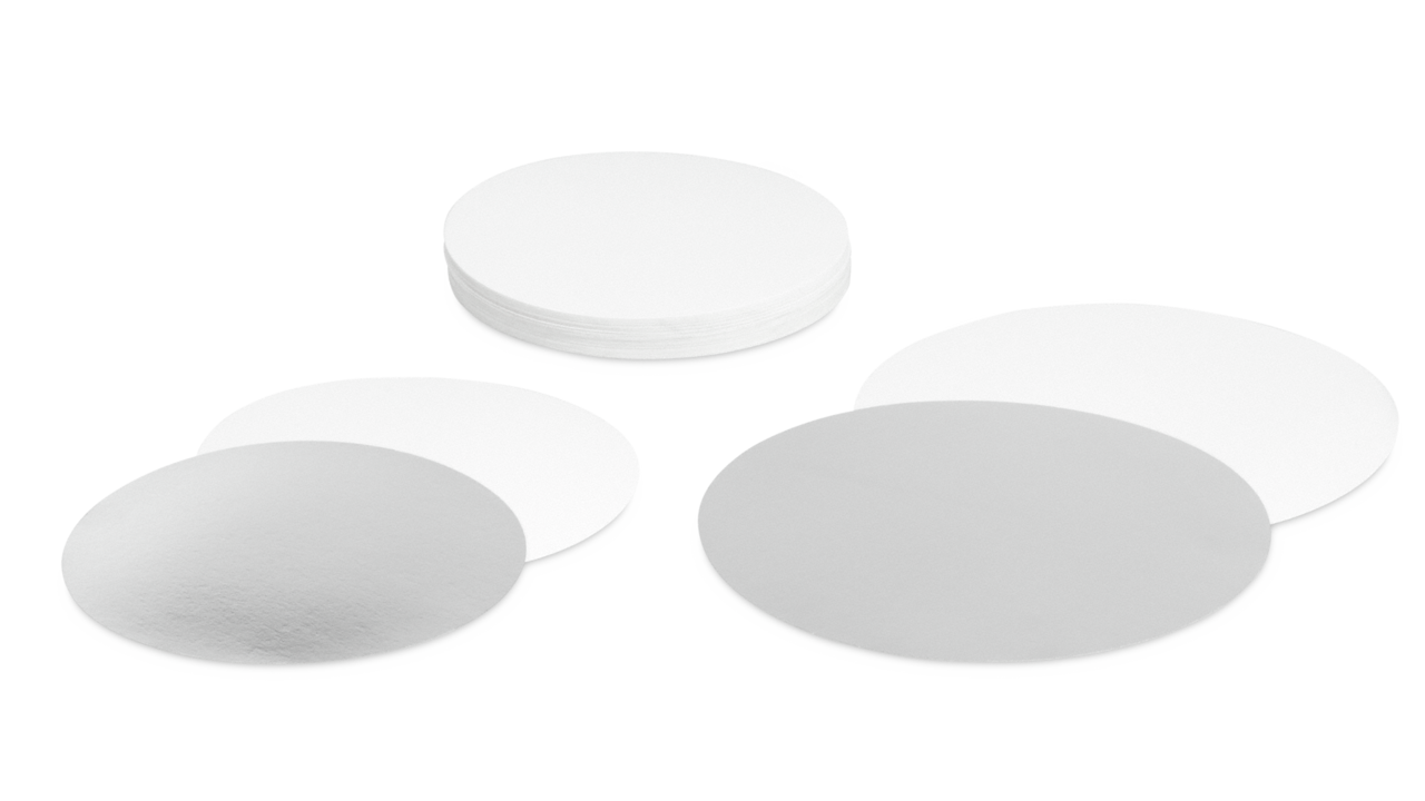 Couvercle pour barquette en aluminium ronde