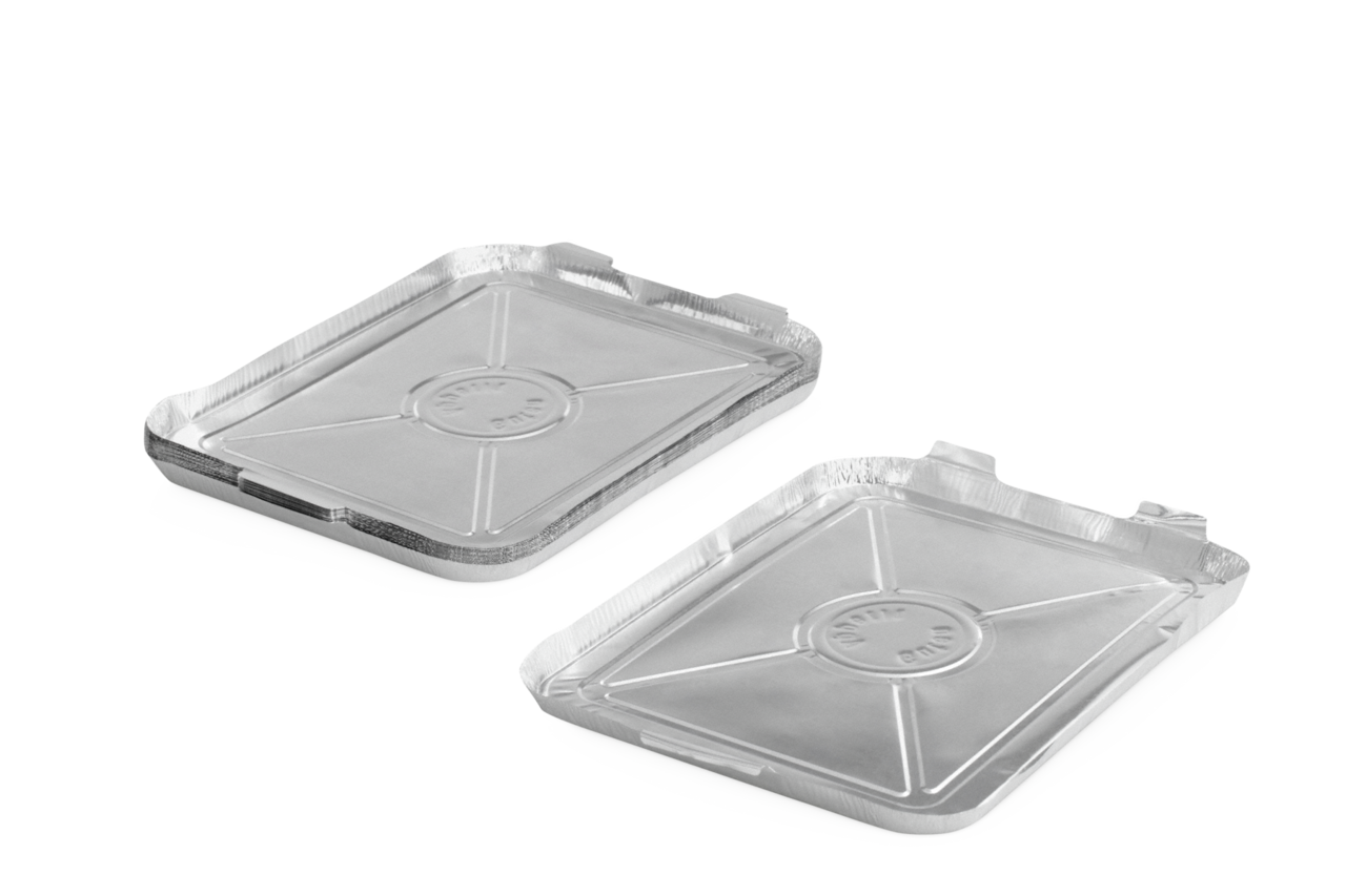 Couvercle pour barquette en aluminium