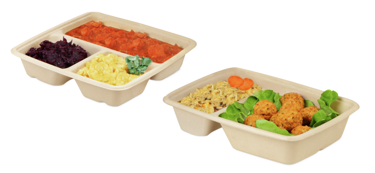 Barquette en bagasse