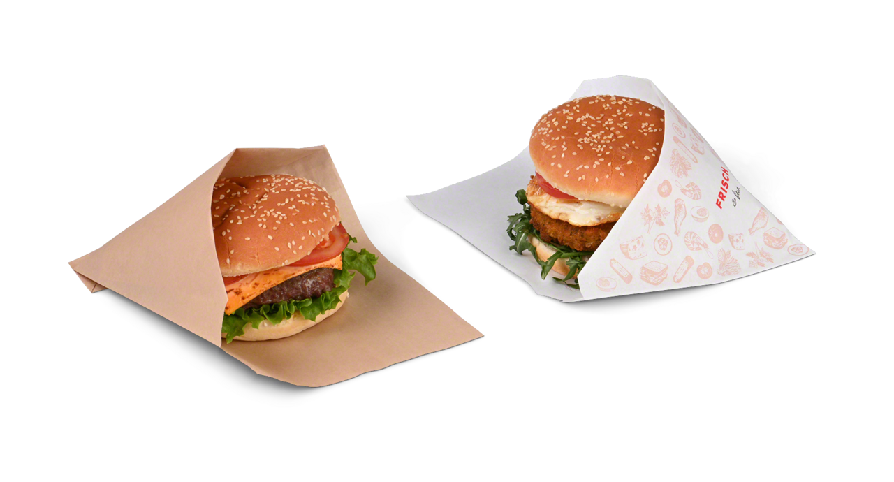 pochette écologique pour de délicieux cheeseburgers ou des hamburgers végétariens
