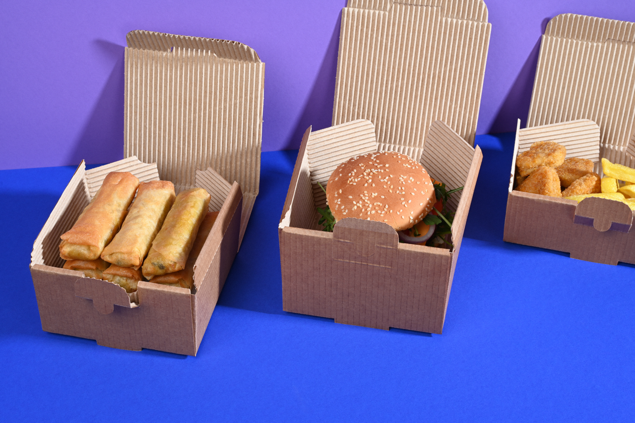 Crispybox robuste et sans goût pour divers snacks à emporter 