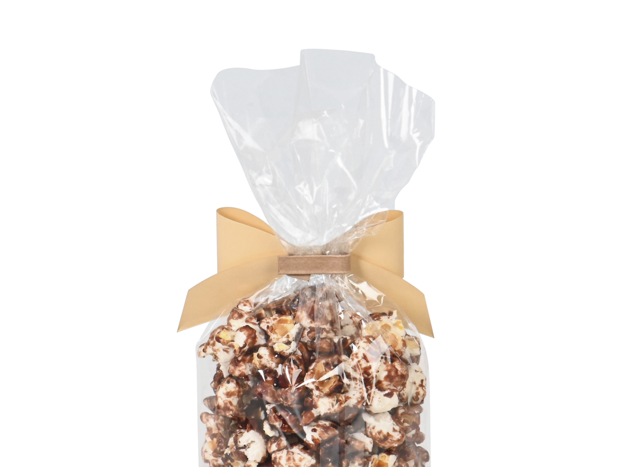 Sachet fermé en toute sécurité, grâce au clip de fermeture avec 2 fils métalliques flexibles.