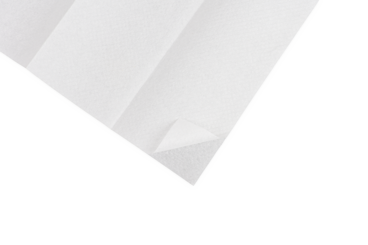 Essuie-mains papier pliage Z, 2 plis, blanc