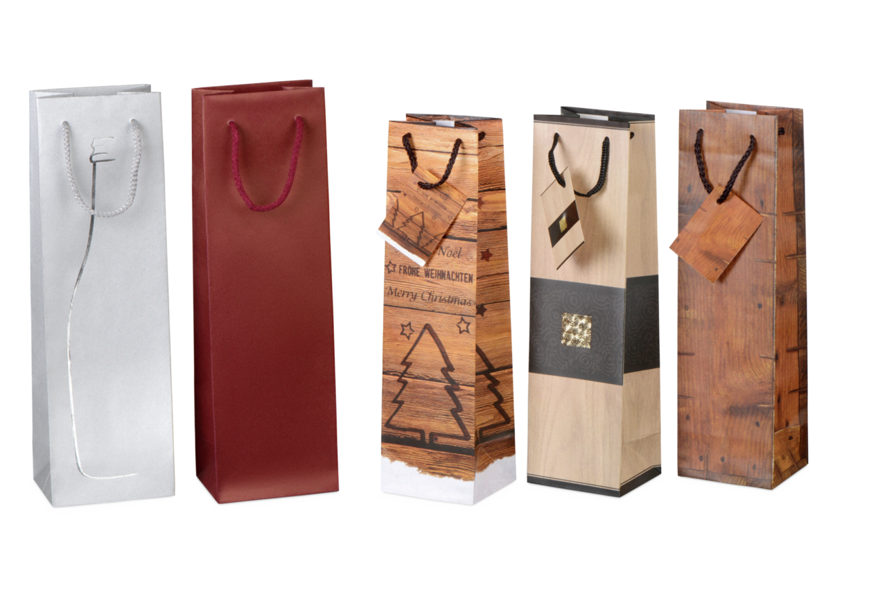 Sac cadeau pour bouteilles