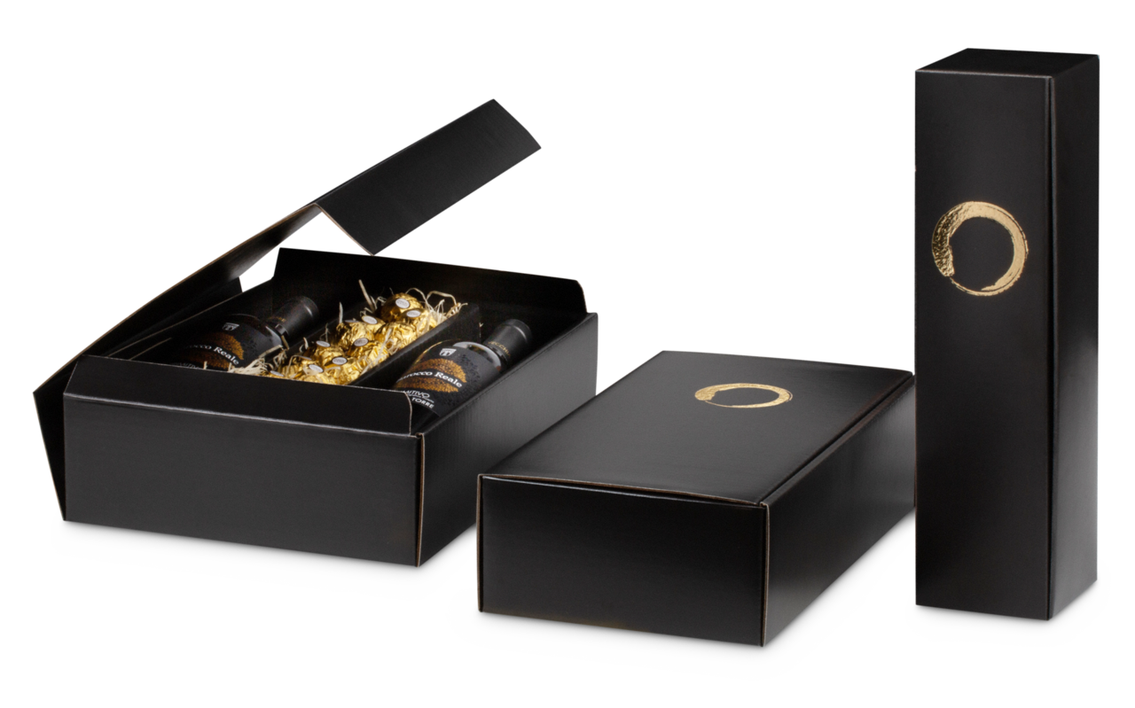 Carton cadeau pour bouteilles MODERN ART
