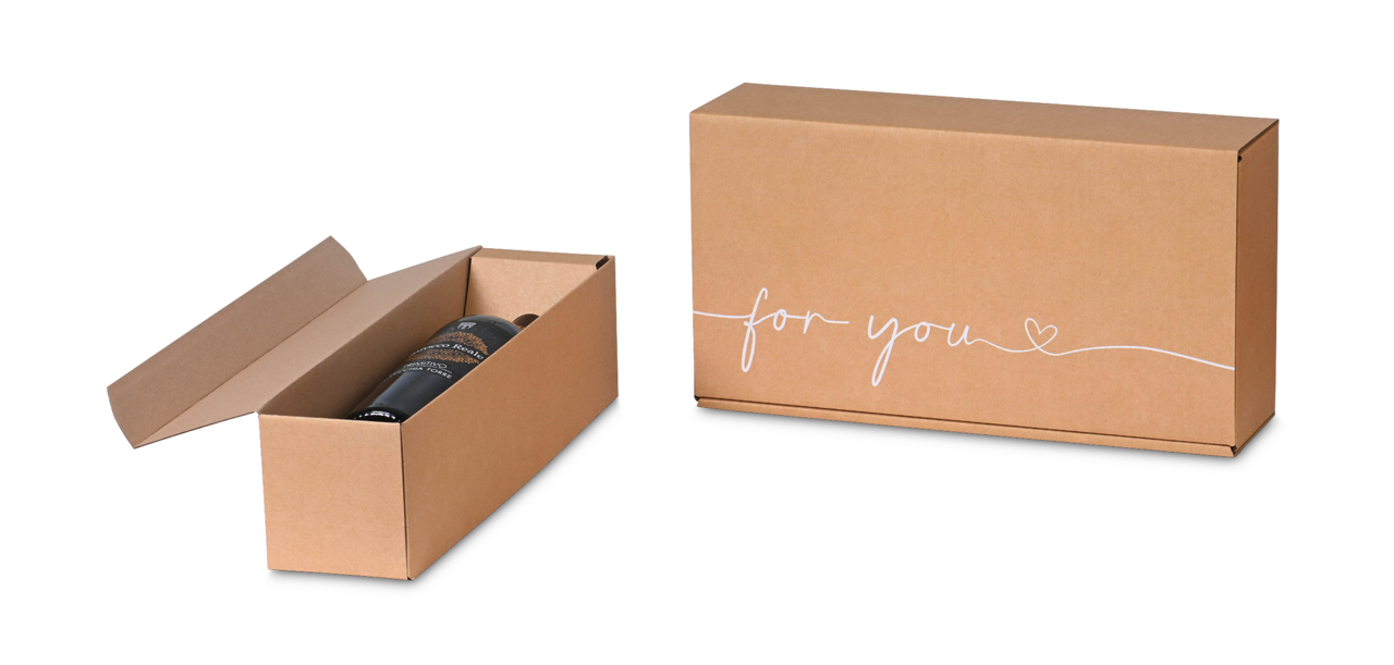 Boîte cadeau pour bouteilles FOR YOU