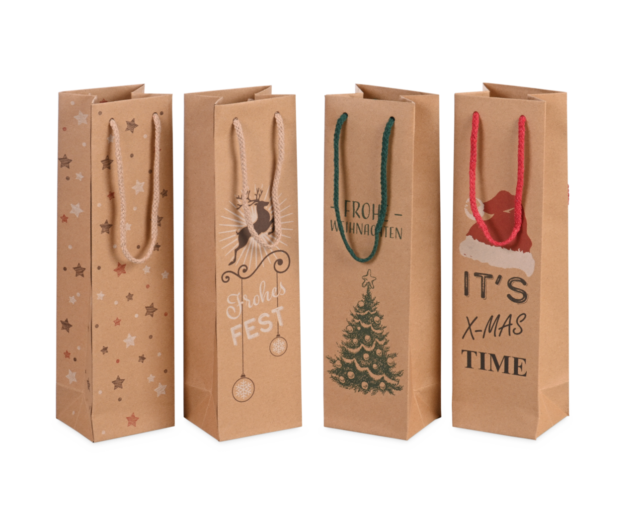 Pochette pour bouteilles NOËL