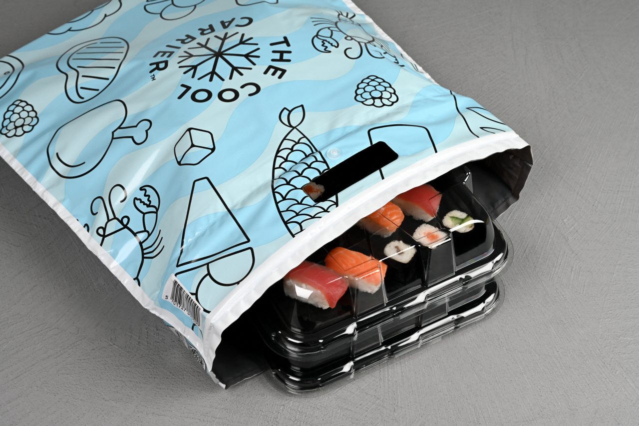 convient au transport en toute sécurité d'aliments particulièrement sensibles à la température