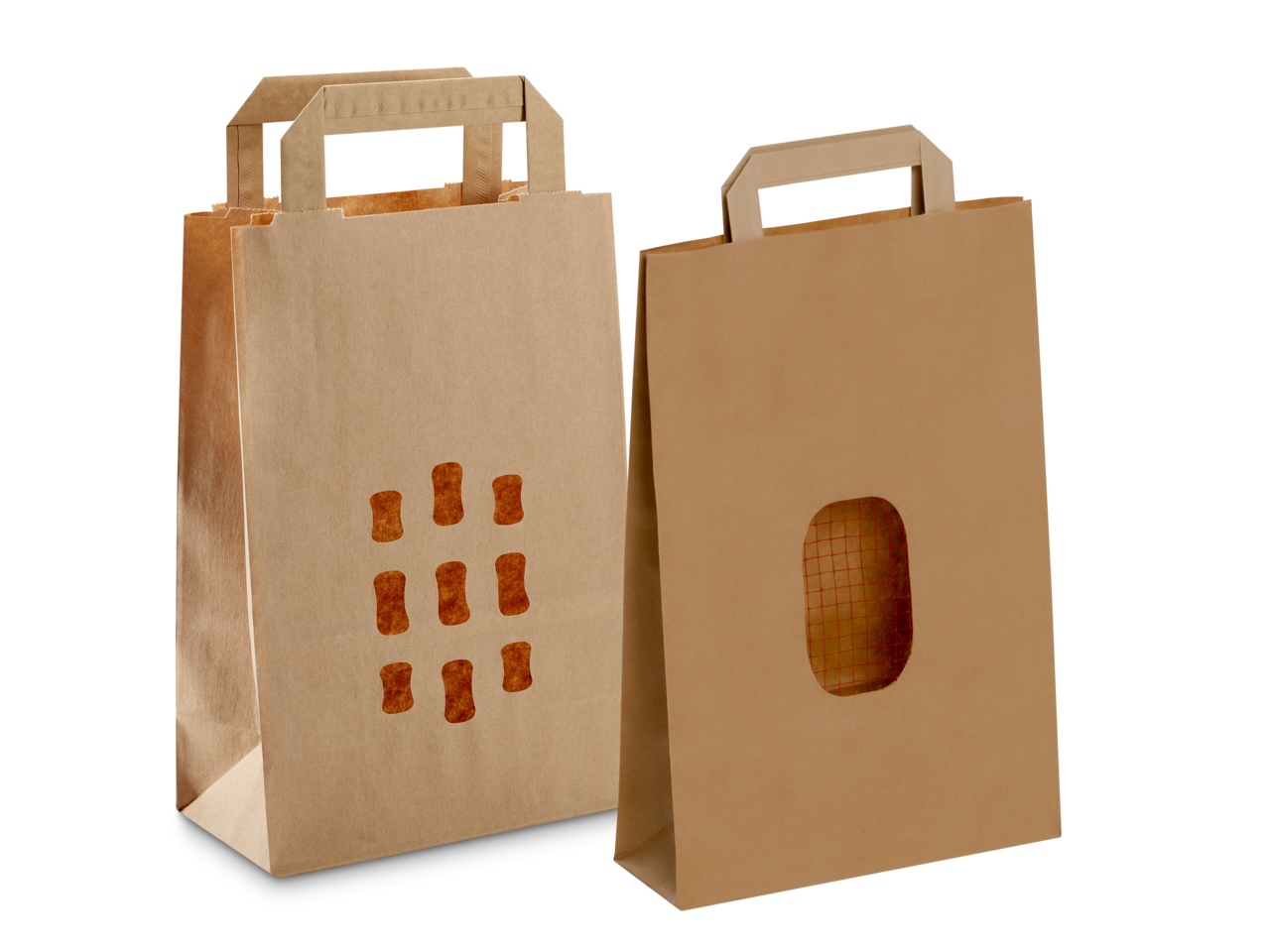 Sac papier fenêtre pour pommes de terre et légumes