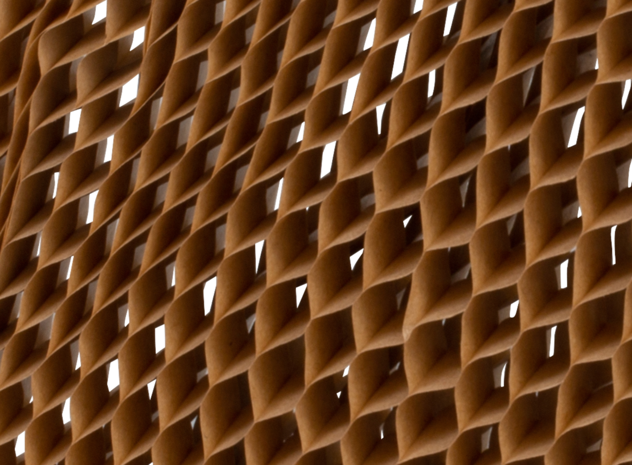structure en nid d'abeilles extensible et très résistante