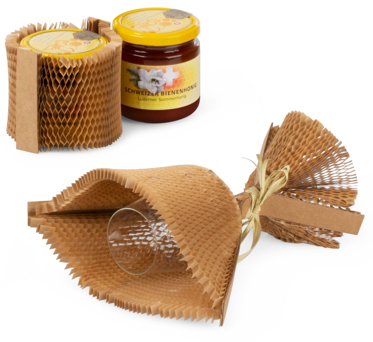 FLEXI-HEX® housse de protection en papier nid d'abeilles