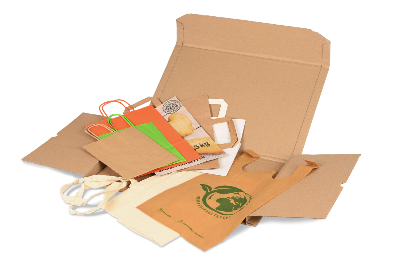 Paquet d'échantillons gratuit « Sacs à emporter »