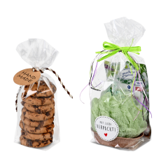 Sachet à fond croisé en OPP