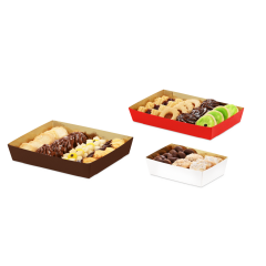 Petits fours boîte conique, lisse