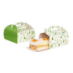 Boîte de transport pour gâteaux NOEL EN FORET
