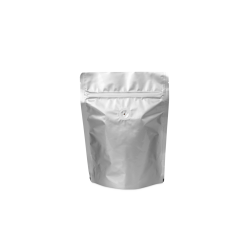 MECAVALVE Sachet à fond plat 250 g argent, 180×60×190 mm