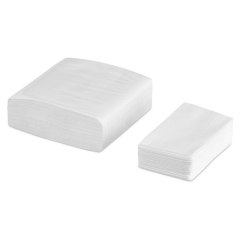 Serviette en papier blanche