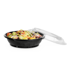 Saladier en rPET LIGHT rond & couvercle