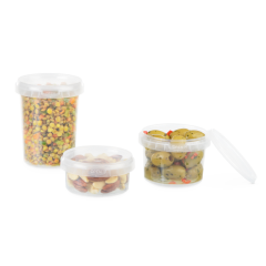 Gobelet en PP rond avec fermeture inviolable