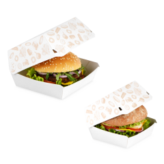 Boîte burger en carton «FRISCH & fein»