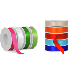 Ruban cadeau en satin 25 mm