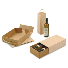 Caisse en bois pliante, 330×270×90 mm