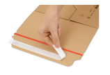 Emballage pour livres / étui croix en carton brun MECAWELL® STRONG