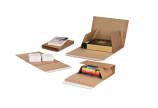 Emballage pour livres / étui croix en carton brun MECAWELL® STRONG