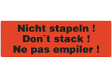 Etiquette de signalisation autocollante