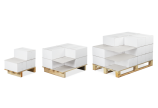 Plaque intercalaire pour palettes en carton compact