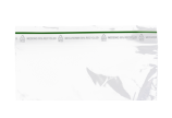mention imprimée sur le matériau recyclé pour une communication positive