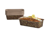 Moule à gâteau jetable rectangulaire avec décor